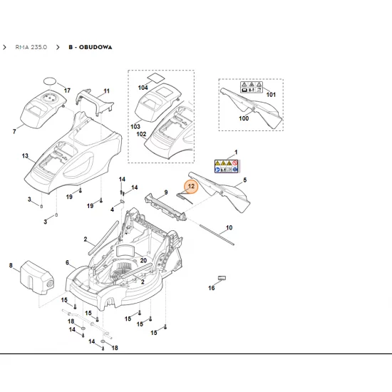 STIHL sprężyna 6311 708 0805